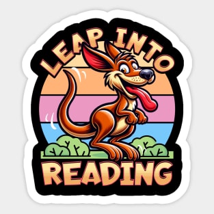 Leap into Reading Sticker